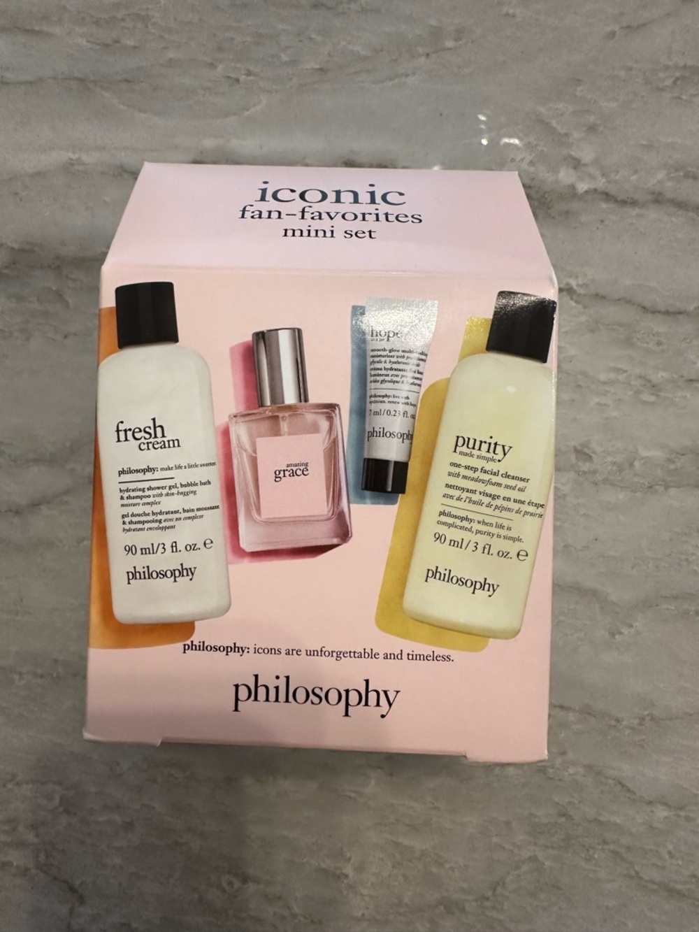 New and Sealed! philosophy Iconic Fan-Favorites Mini Set
